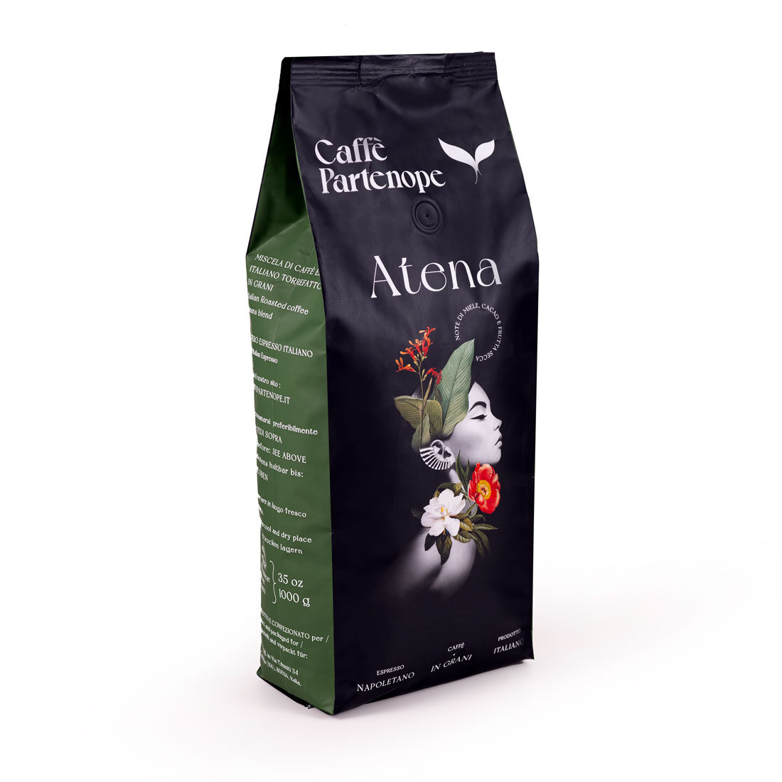 Atena - Miscela di caffè in grani - Caffè Partenope